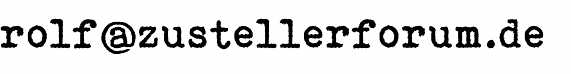 E-Mail-Adresse des Betreibers
